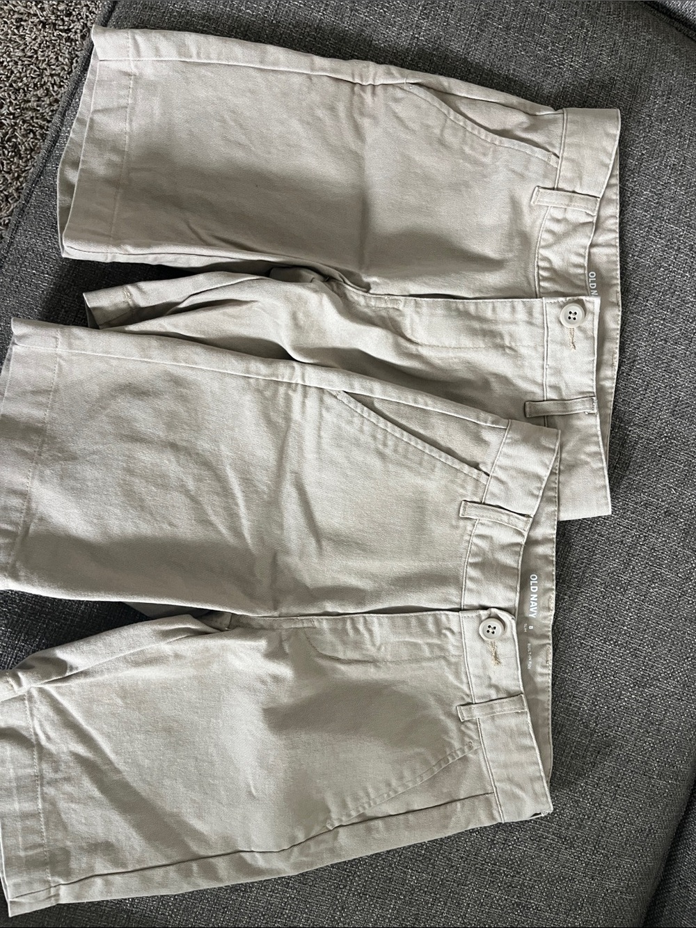 Old Navy Light Beige Twill Shorts - Neutral Pair